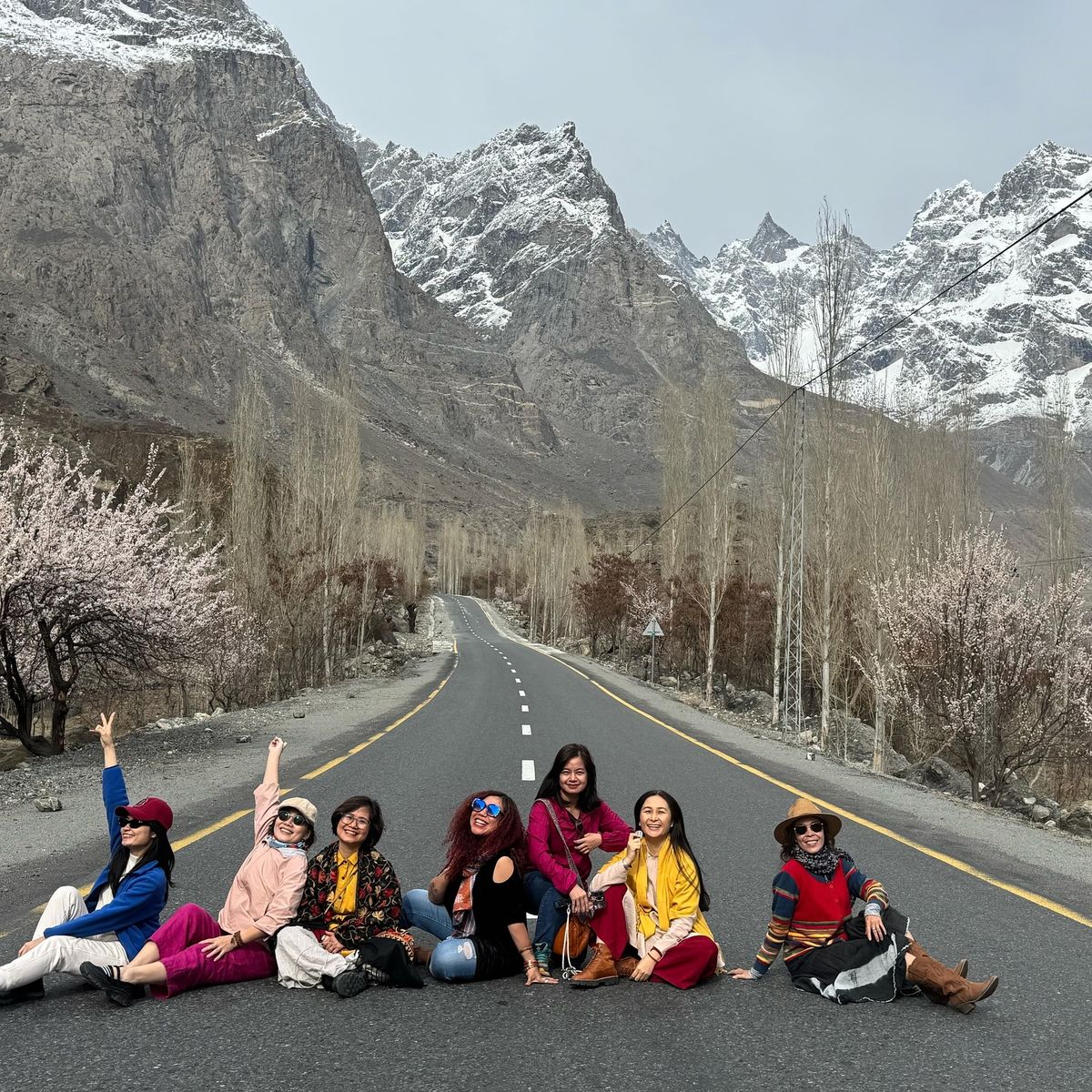 Apricot Blossom & Karakoram Highway